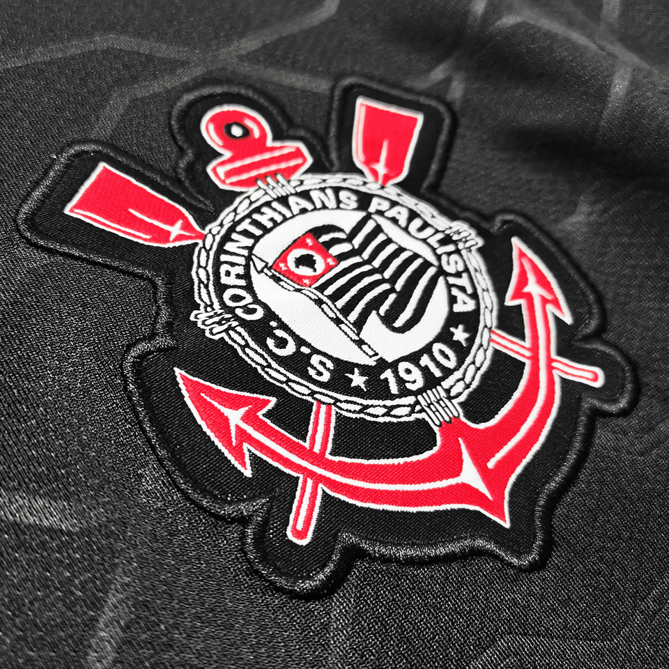 jersey 2008 corinthians visitante manga corta versión fan retro