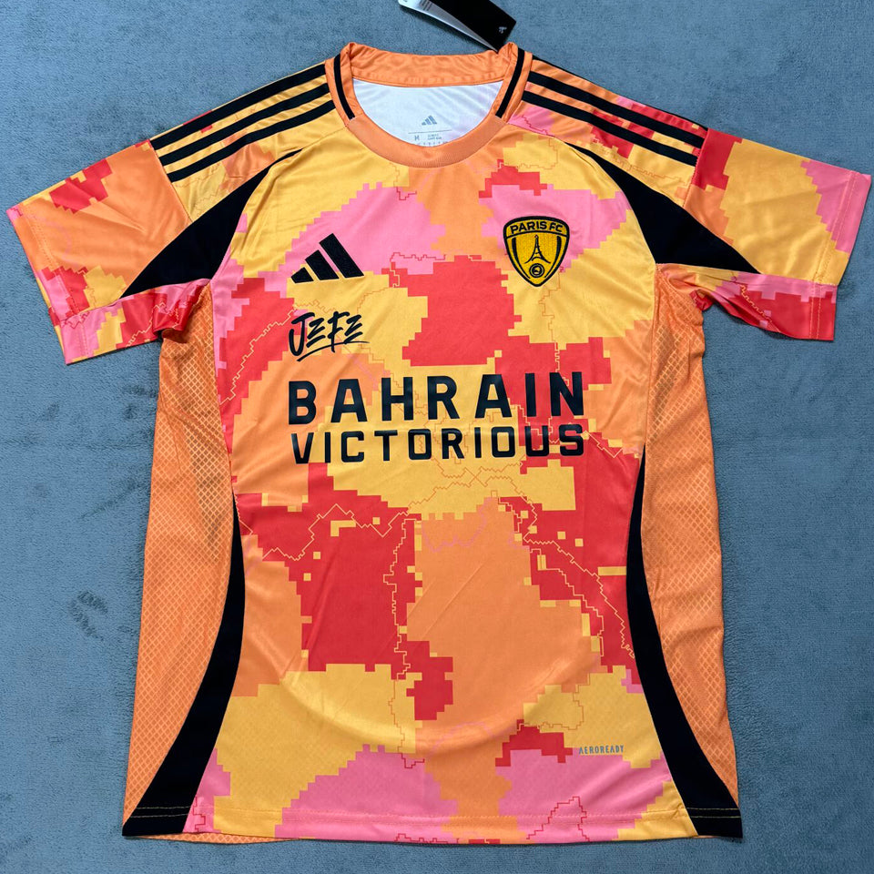 Jersey 2025/26 Paris FC Visitante Manga corta Versión Fan