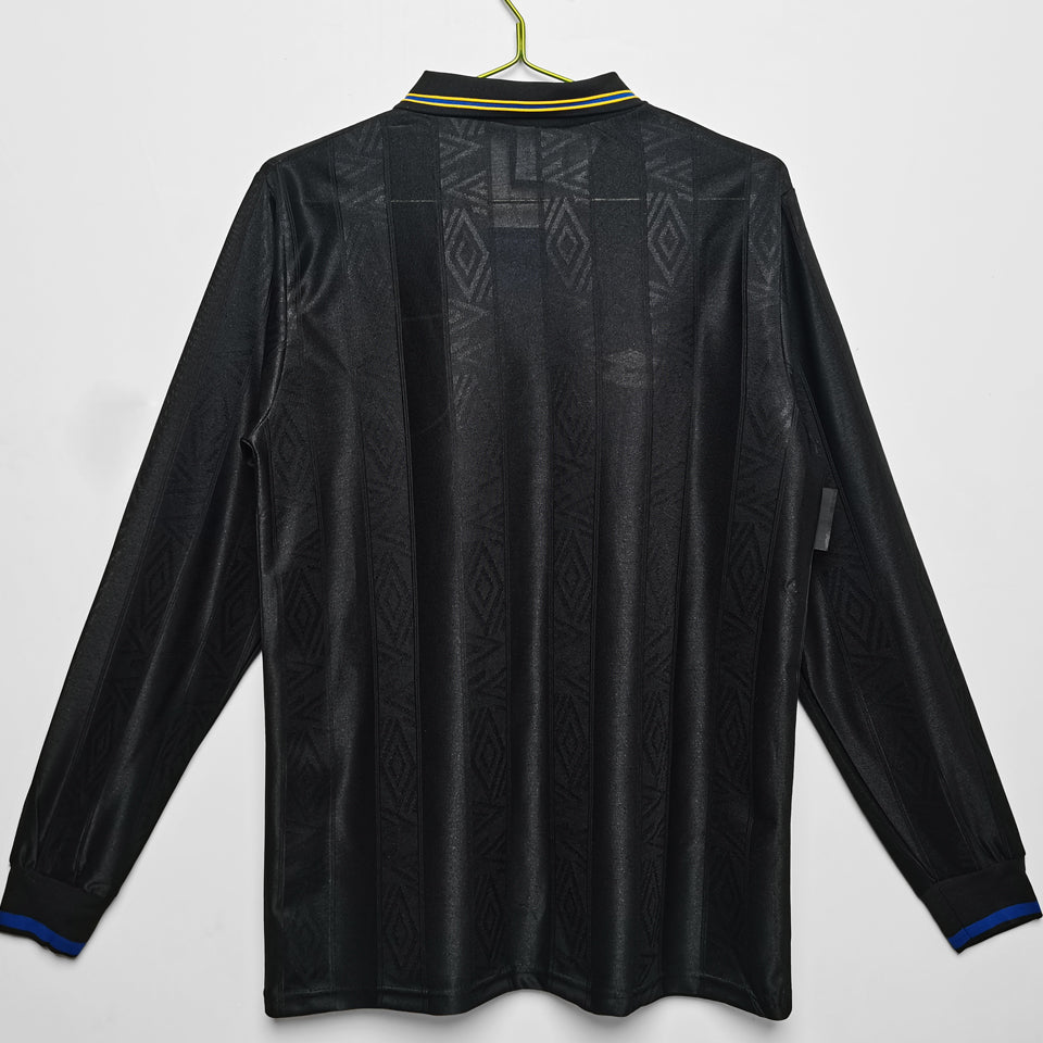 jersey 1993/94 manchester united visitante manga larga versión fan retro