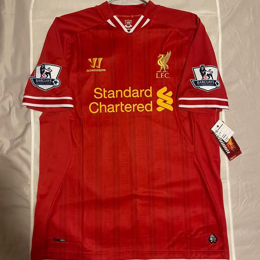 Jersey 2013/14 Liverpool Local Manga corta Versión Fan Retro