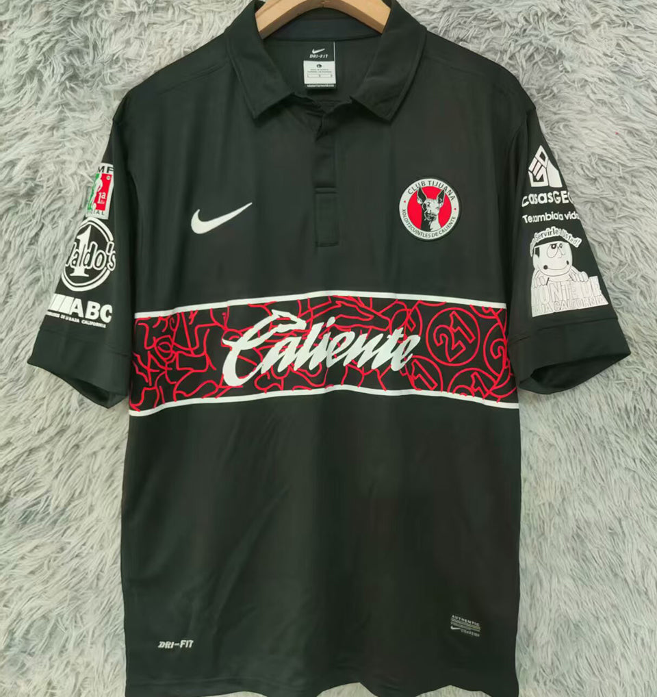 Jersey 2012/2013 Tijuana Visitante Manga corta Versión Fan Retro