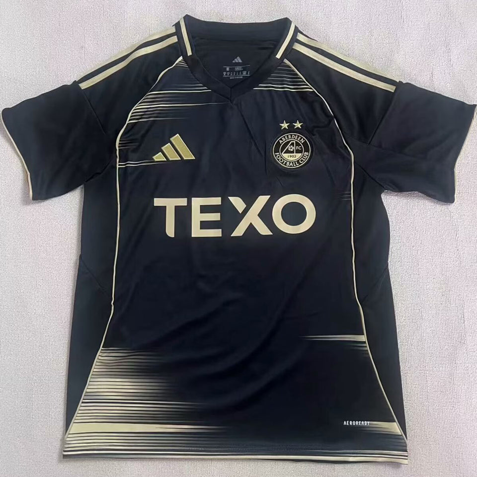 Jersey 2025/26 Aberdeen Visitante Manga corta Versión Fan