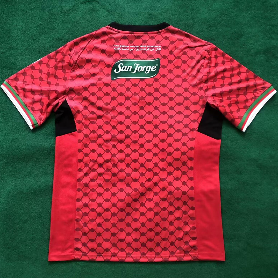 jersey 2024/25 palestino especial manga corta versión fan