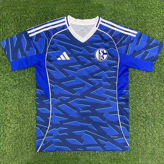 Jersey 2025/26 Schalke 04 Local Manga corta Versión Fan