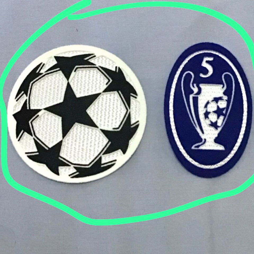 2006 patch starball arm uefa champions parches/letras