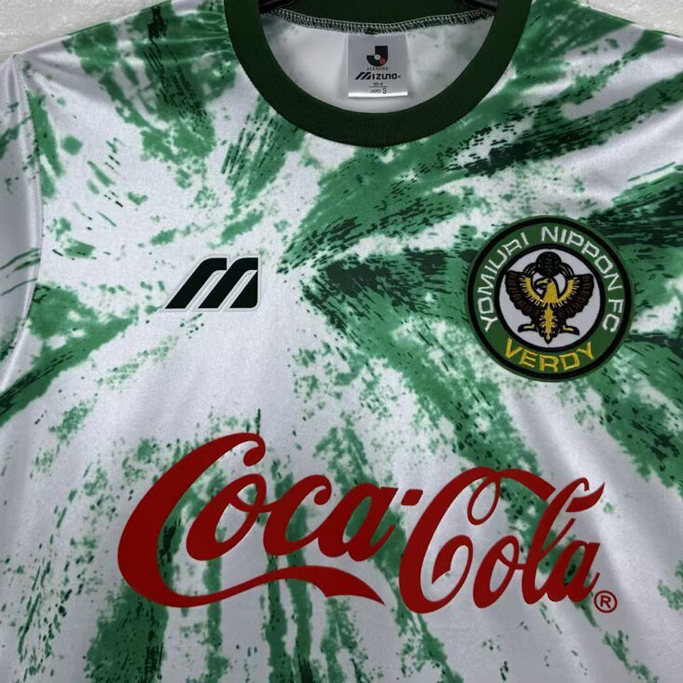 jersey 1993/1994 yomiuri nippon fc verdy visitante manga corta versión fan retro