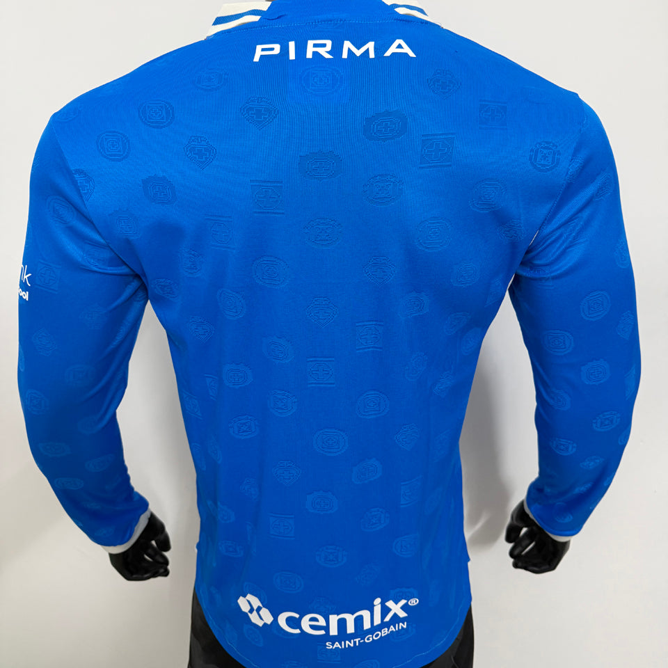 jersey 2026/27 cruz azul local manga larga versión jugador