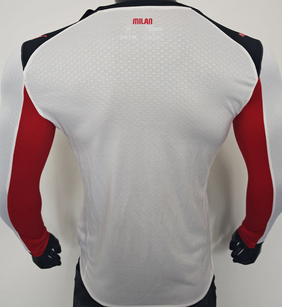 Jersey 2025/26 AC Milan Visitante Manga larga Versión Jugador
