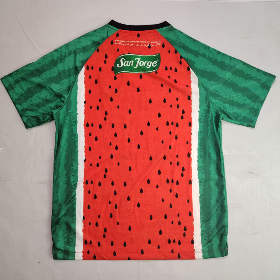 jersey 2025 palestino especial manga corta versión fan