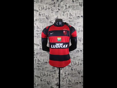 jersey 2003/04 flamengo local manga corta versión fan retro