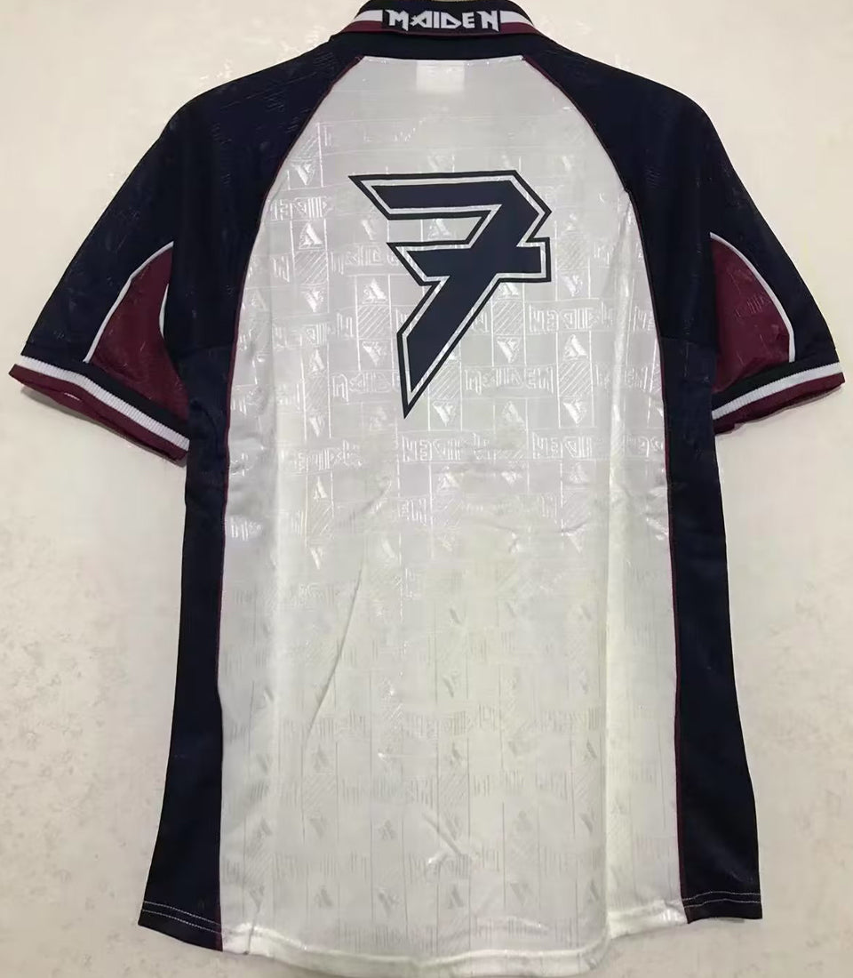 jersey 1999 iron maiden especial manga corta versión fan retro