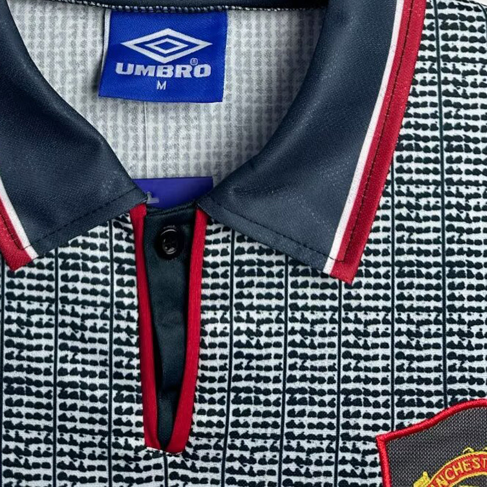 jersey 1994/96 manchester united visitante manga corta versión fan retro