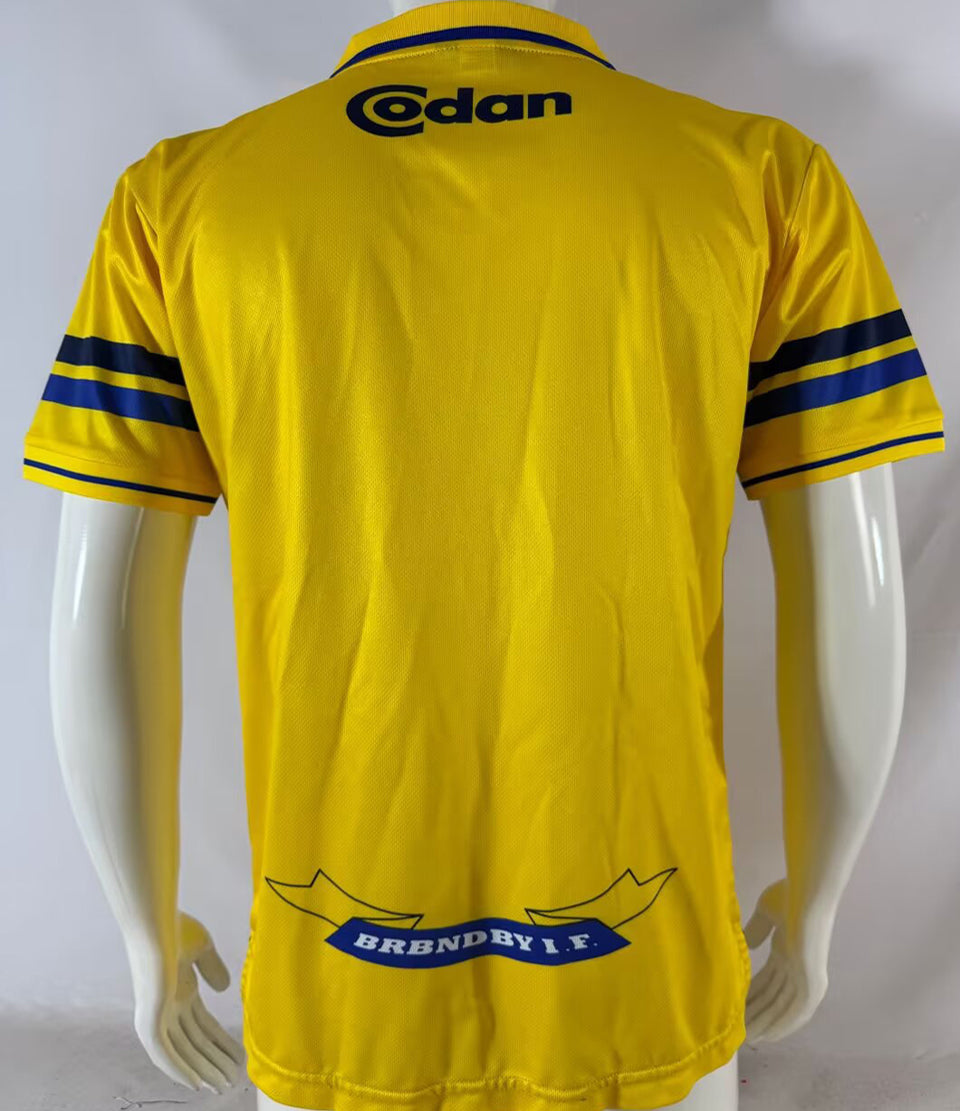 Jersey 1999/2000 Brøndby IF Local Manga corta Versión Fan Retro