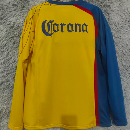 Jersey 2007/2008 Club America Local Manga larga Versión Fan Retro