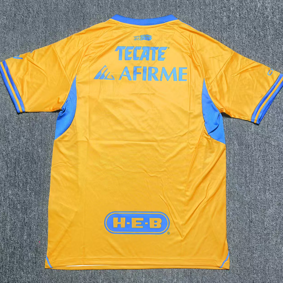 jersey 2025/26 tigres local manga corta versión fan