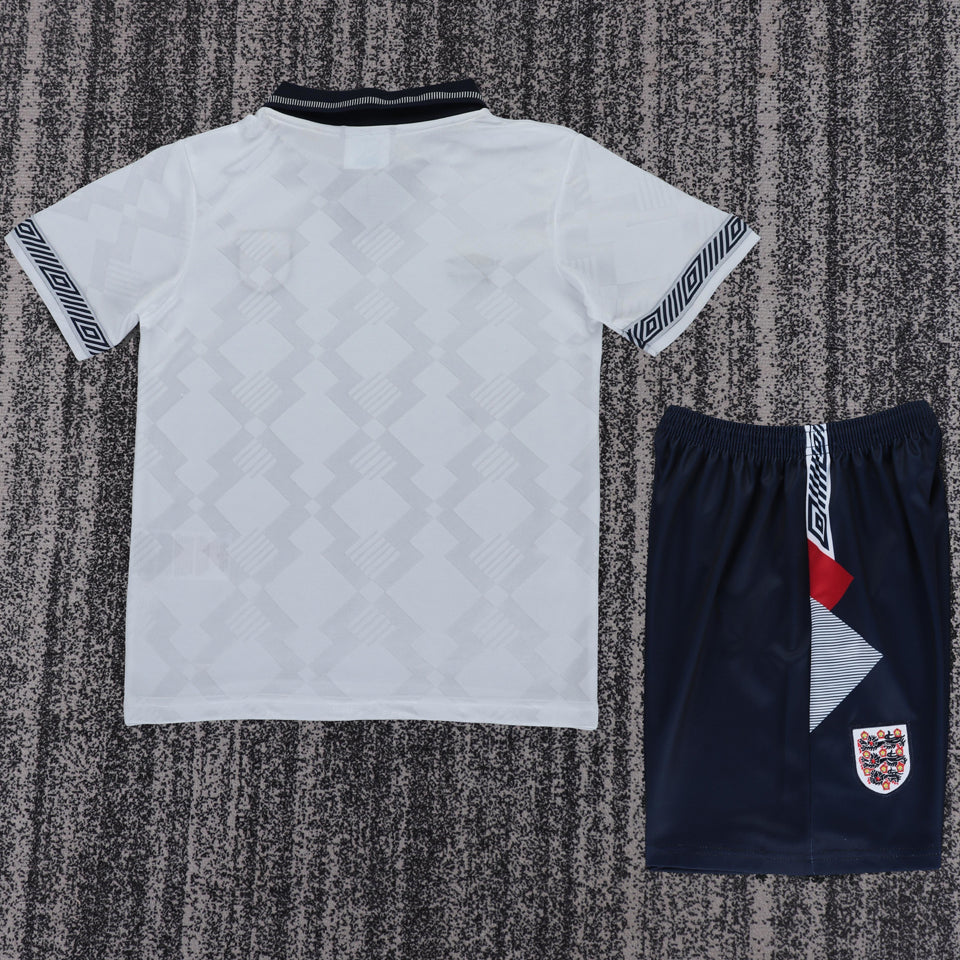 1990 inglaterra local niño selecciones retro