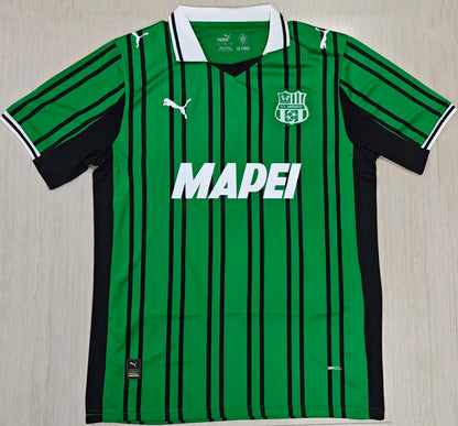 Jersey 2025/26 Sassuolo Local Manga corta Versión Fan