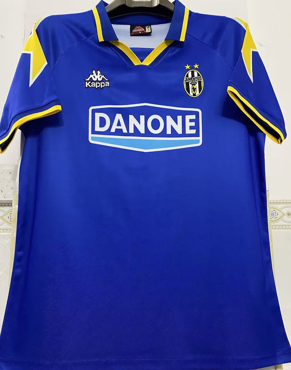 jersey 1994/95 juventus visitante manga corta versión fan retro
