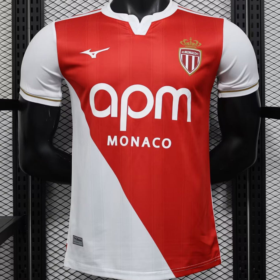 jersey 2025/26 monaco local manga corta versión jugador