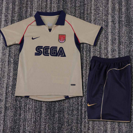 Jersey 2001/02 Arsenal Visitante Manga corta Niño Retro