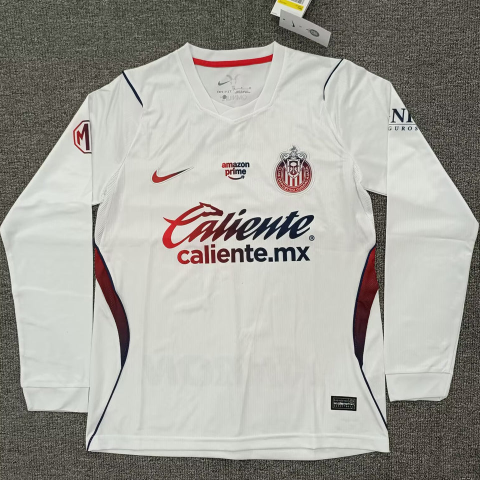 jersey 2026/27 chivas visitante manga larga versión fan