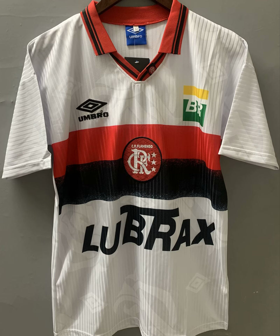 jersey 1997 flamengo visitante manga corta versión fan retro