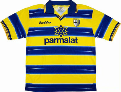 Jersey 1998/99 Parma Local Manga corta Versión Fan Retro