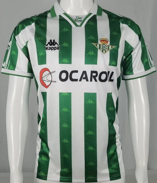 Jersey 1995/96 R BTS Local Manga corta Versión Fan Retro