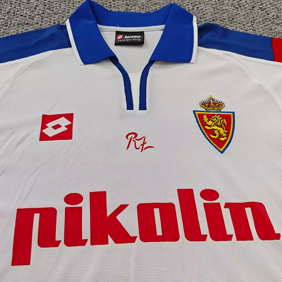 Jersey 2004 Zaragoza Local Manga corta Versión Fan Retro