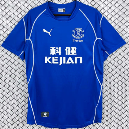 Jersey 2002/2003 Everton Local Manga corta Versión Fan Retro