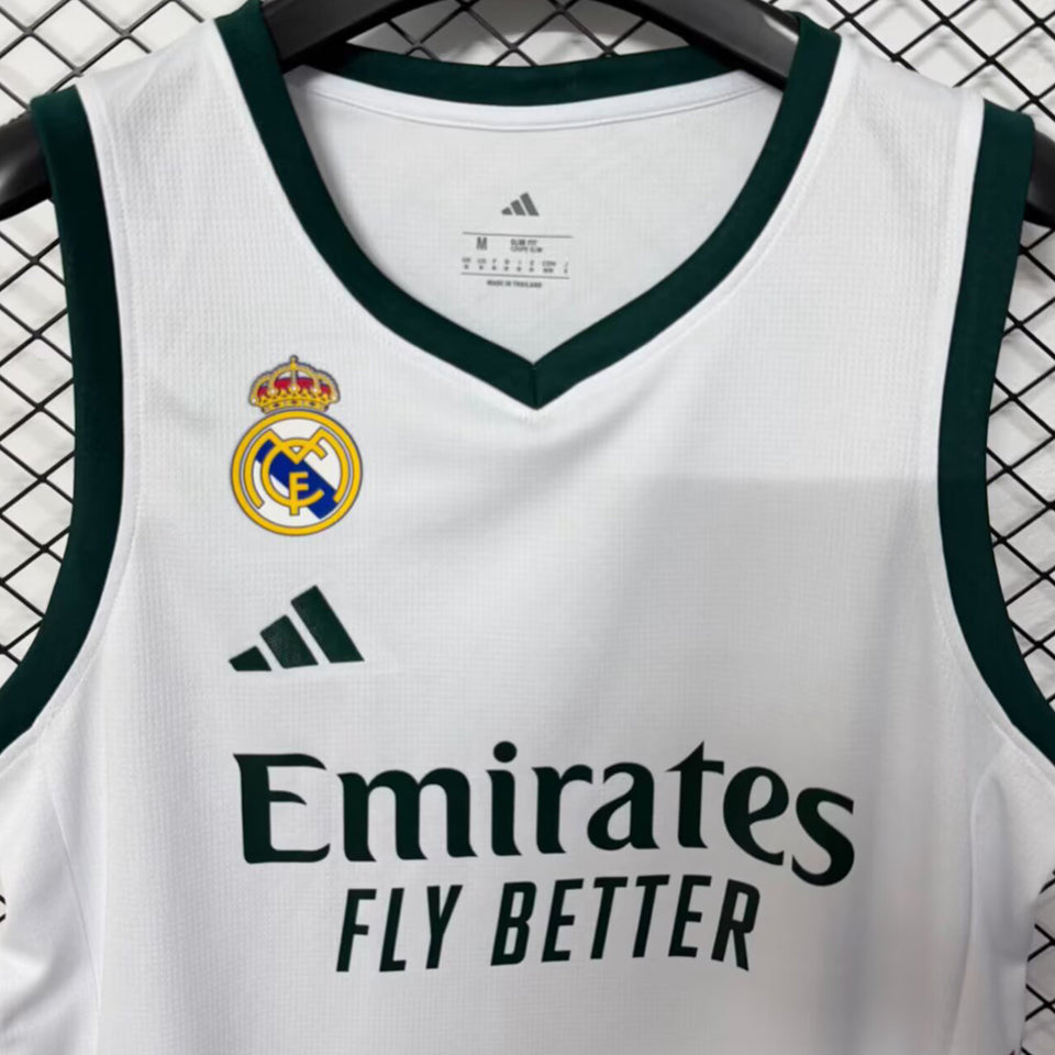 jersey 2026/27 real madrid local manga corta versión fan