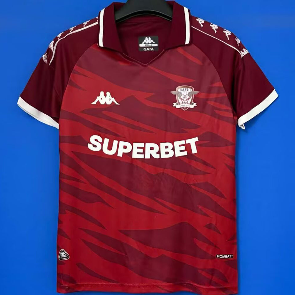 jersey 2025/26 rapid bucurești especial manga corta versión fan