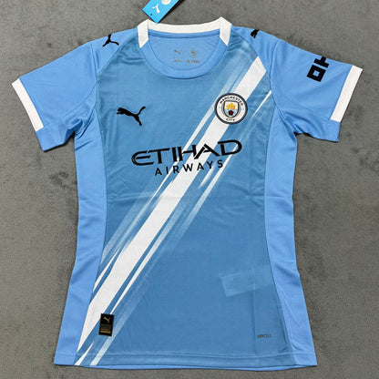 Jersey 2025/26 Manchester City Local Manga corta Mujer