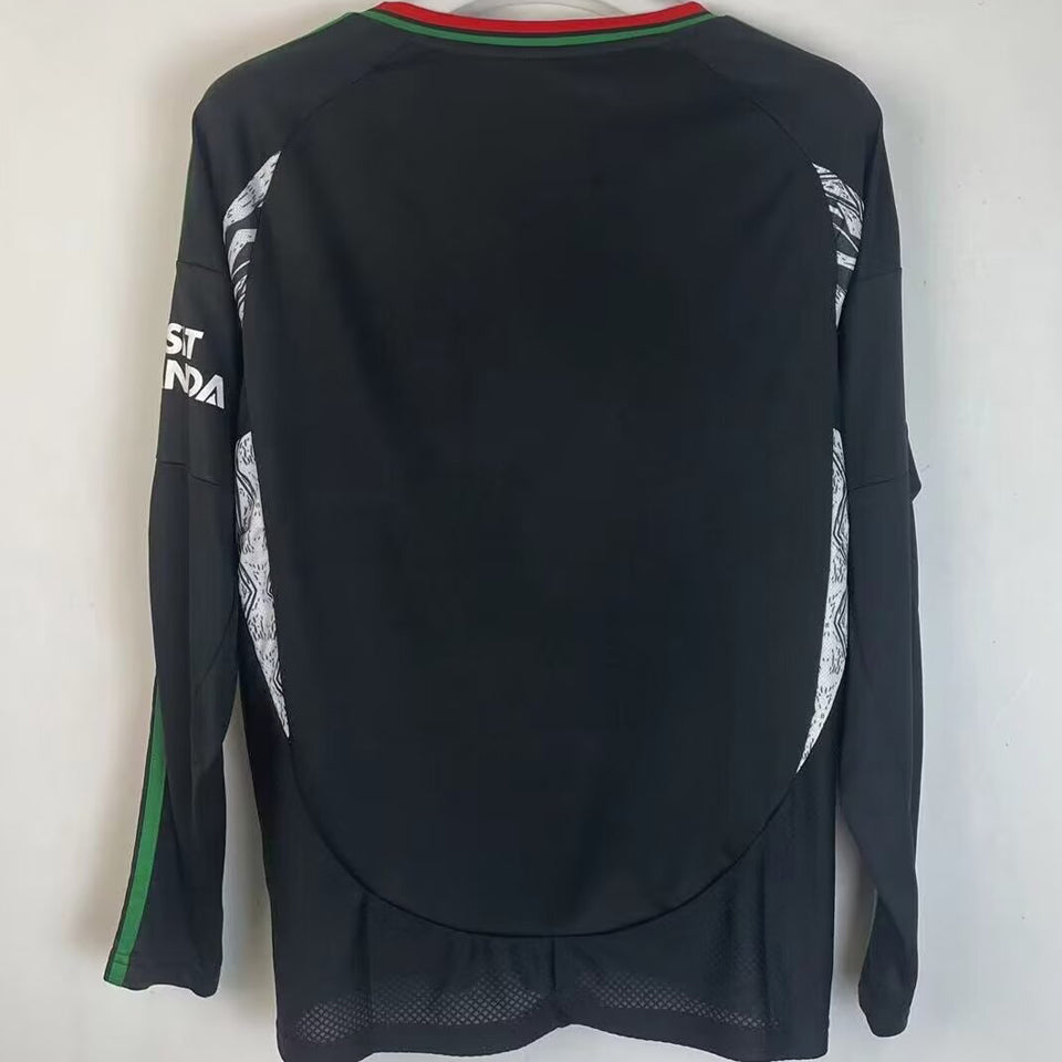 Jersey 2024/25 Arsenal Visitante Manga larga Versión Fan