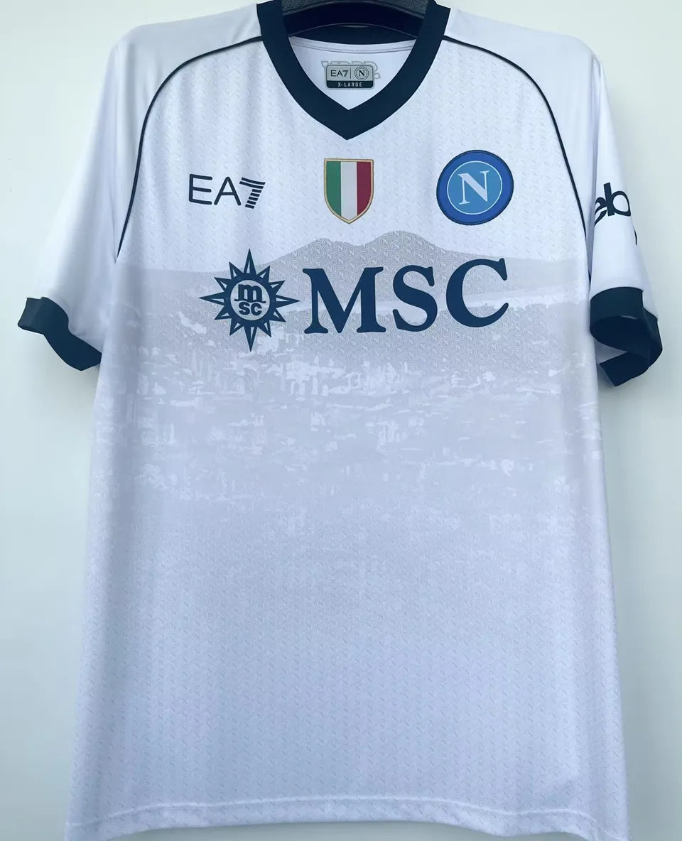 Jersey 2023/24 Napoli Visitante Manga corta Versión Fan