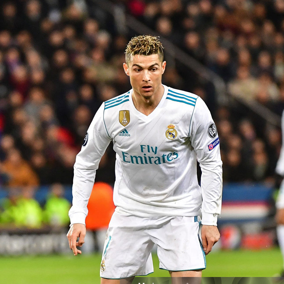2017/18 Real Madrid Local Versión Jugador Shorts/ Pantalones Retro