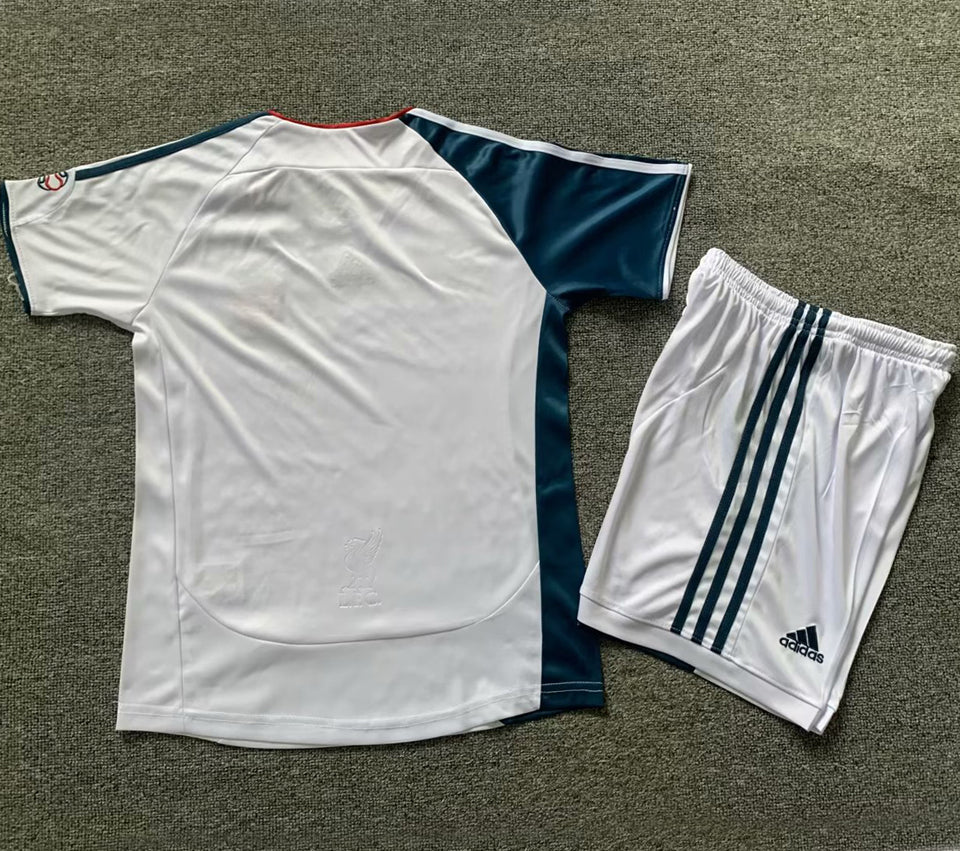 jersey 2006/08 liverpool visitante manga corta niño retro