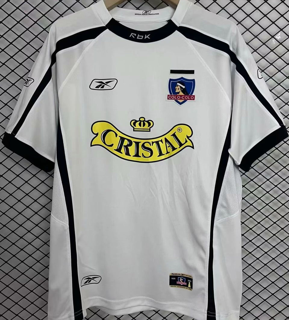 jersey 2005 colo-colo local manga corta versión fan retro