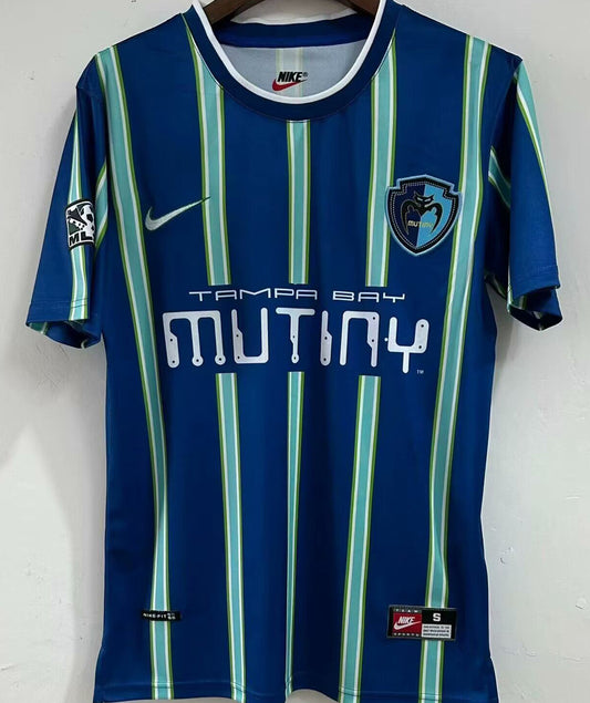 Jersey 1998 Tampa Bay Mutiny Local Manga corta Versión Fan Retro