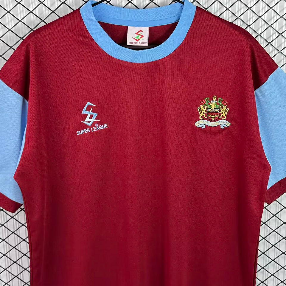 jersey 2000/2001 burnley local manga corta versión fan retro