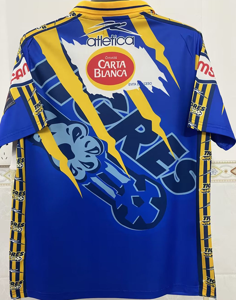 jersey 1997/98 tigres tercero manga corta versión fan retro