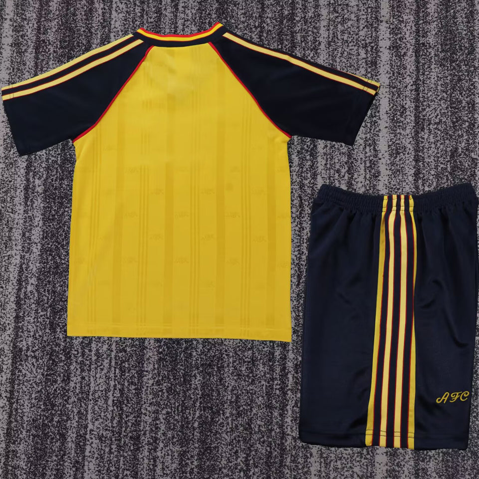 jersey 1989/1990 arsenal visitante manga corta niño retro