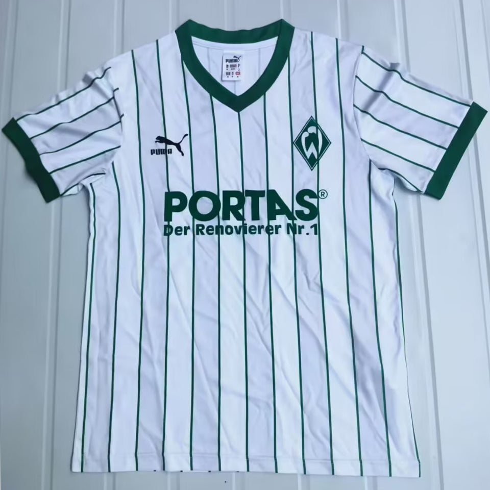 jersey 1987/1988 werder bremen local manga corta versión fan retro