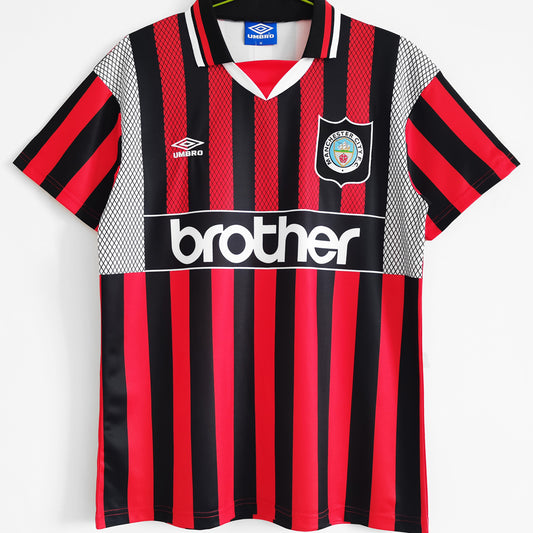 Jersey 1994/1996 Manchester City Visitante Manga corta Versión Fan Retro