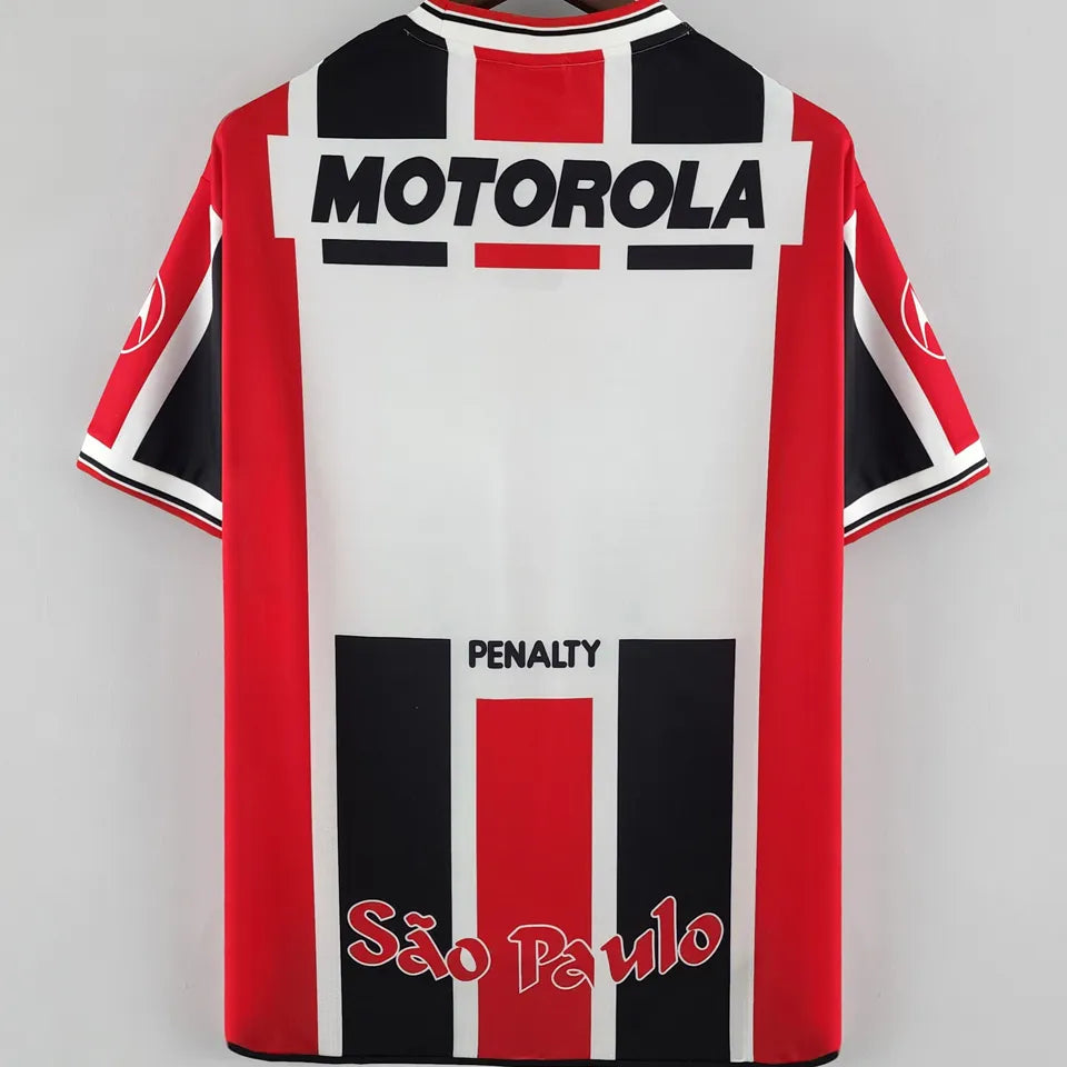 Jersey 2000 Sao Paulo Visitante Manga corta Versión Fan Retro