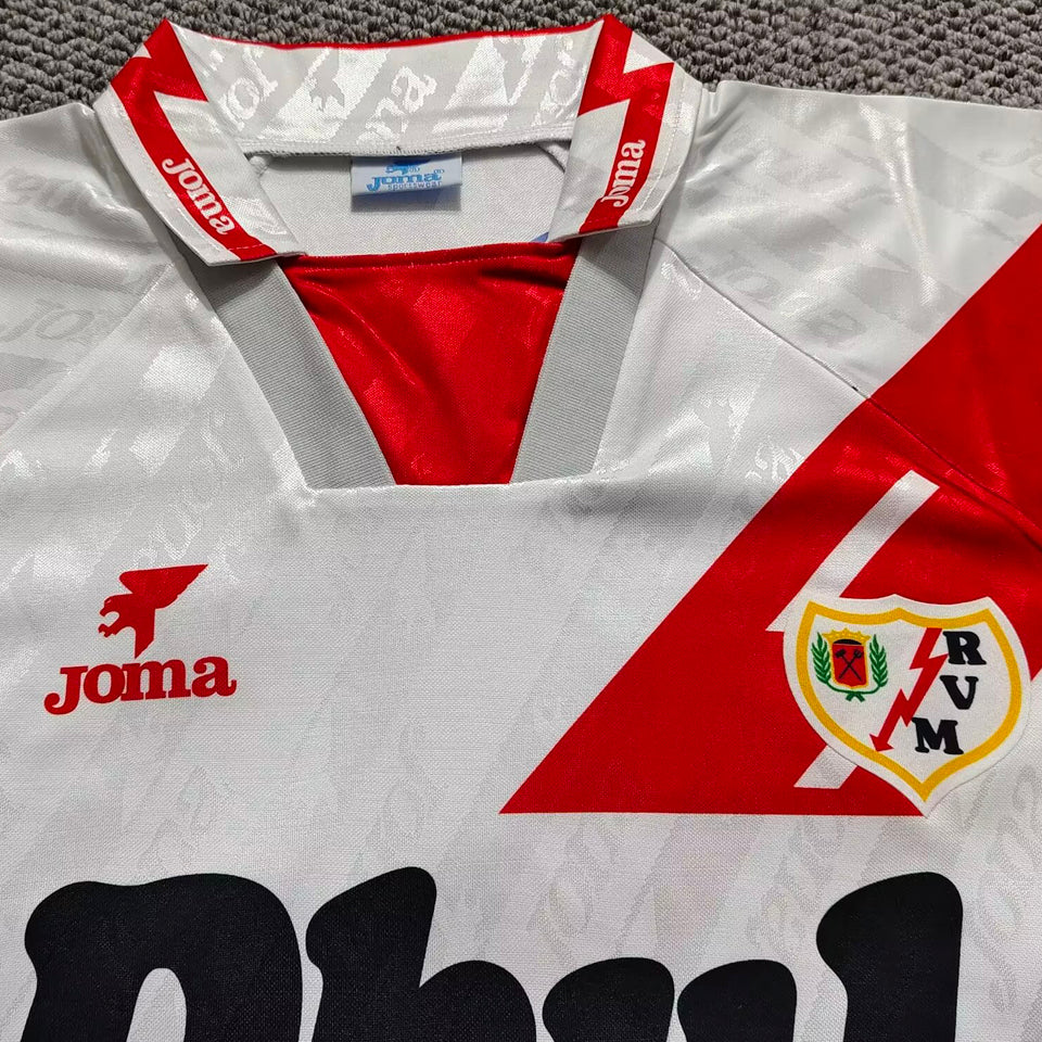 jersey 1994/95 rayo vallecano local manga corta versión fan retro