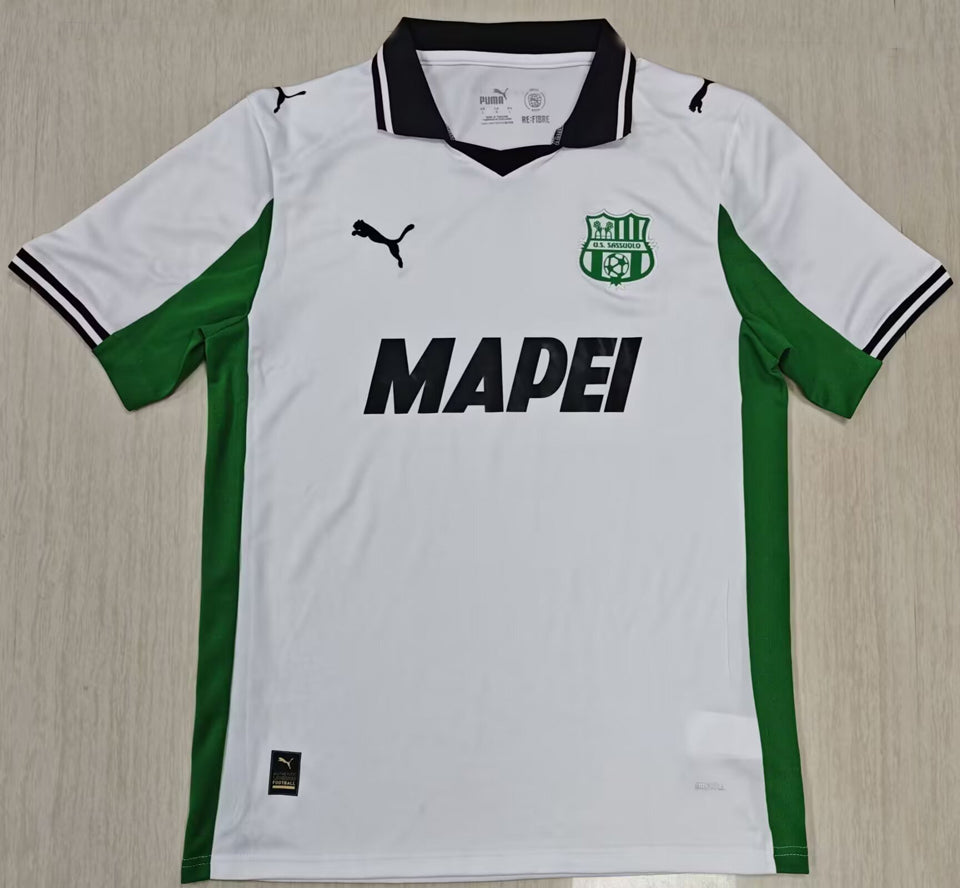 jersey 2025/26 sassuolo visitante manga corta versión fan