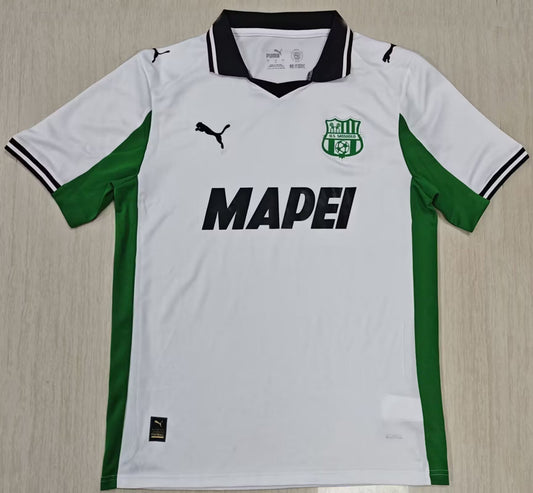 Jersey 2025/26 Sassuolo Visitante Manga corta Versión Fan