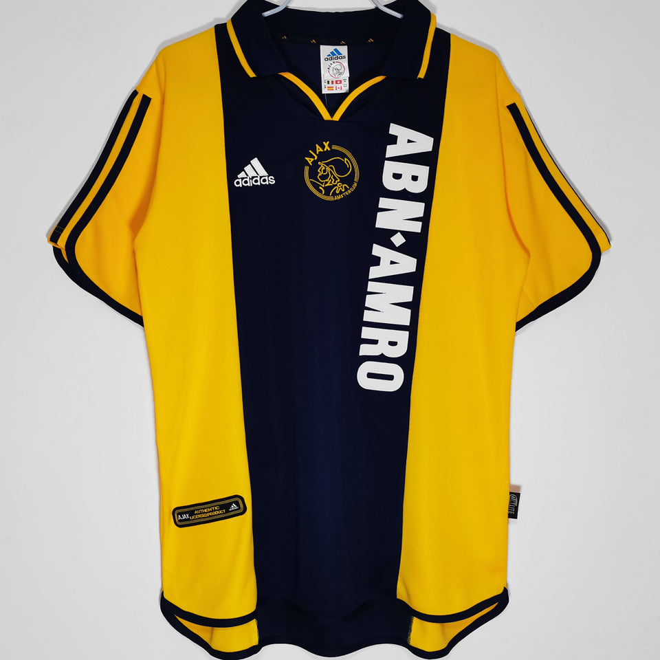 jersey 2000/01 ajax visitante manga corta versión fan retro