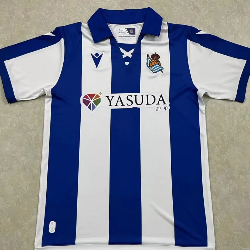 Jersey 2024/25 Real Sociedad Local Manga corta Versión Fan